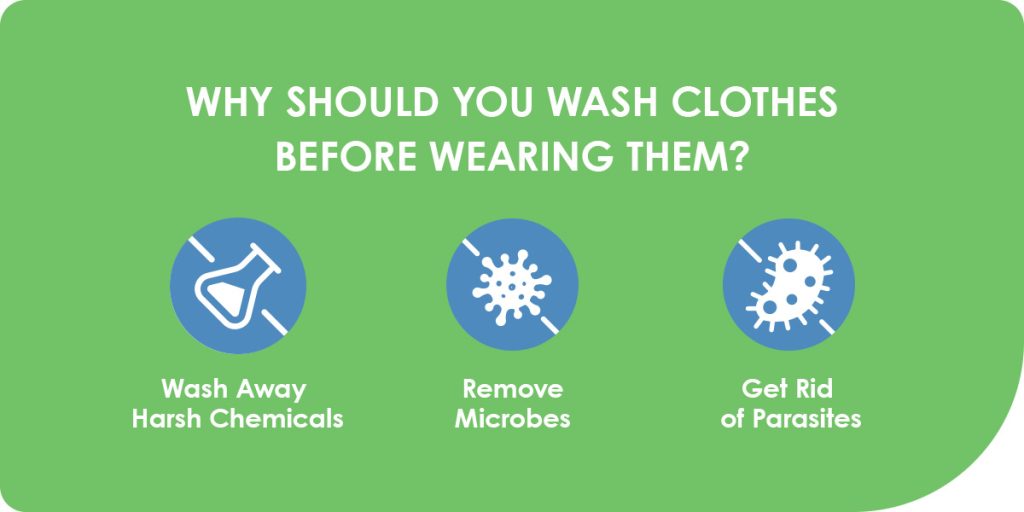 Why Should You Wash Clothes Before Wearing Them?
